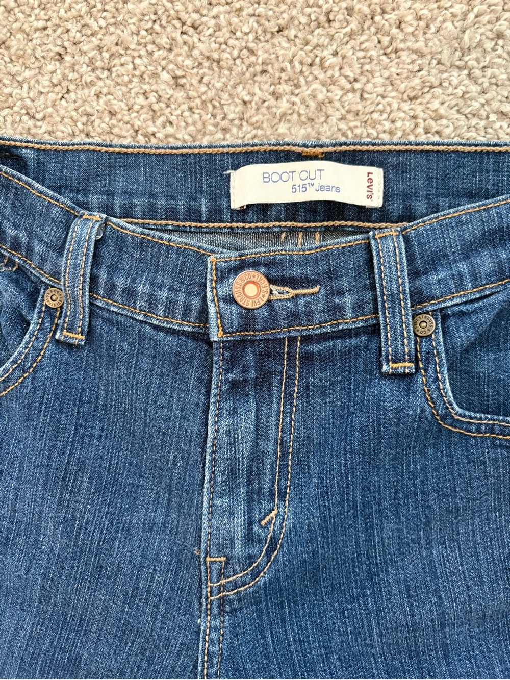 Levi's Women's Dark Blue Flare Jeans - Picture 3 of 10